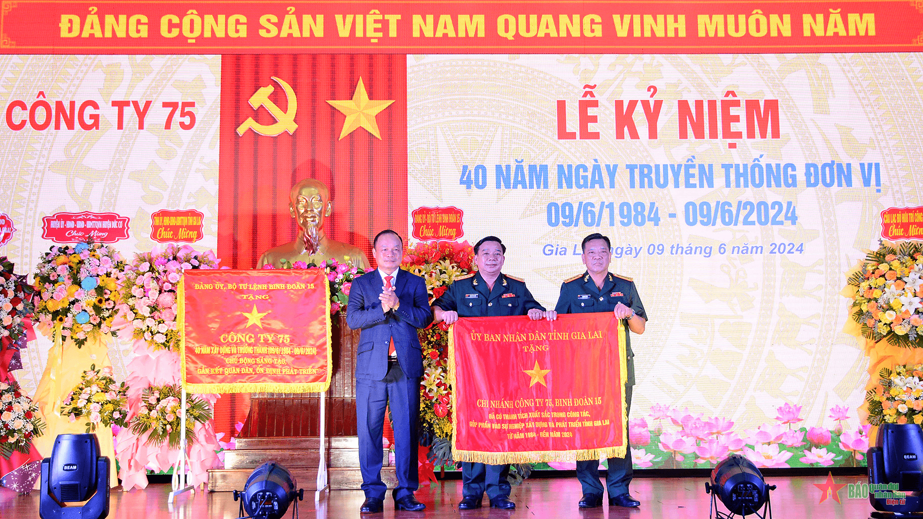 Công ty 75 phát huy truyền thống Anh hùng Lao động, phát triển toàn diện, vững chắc
