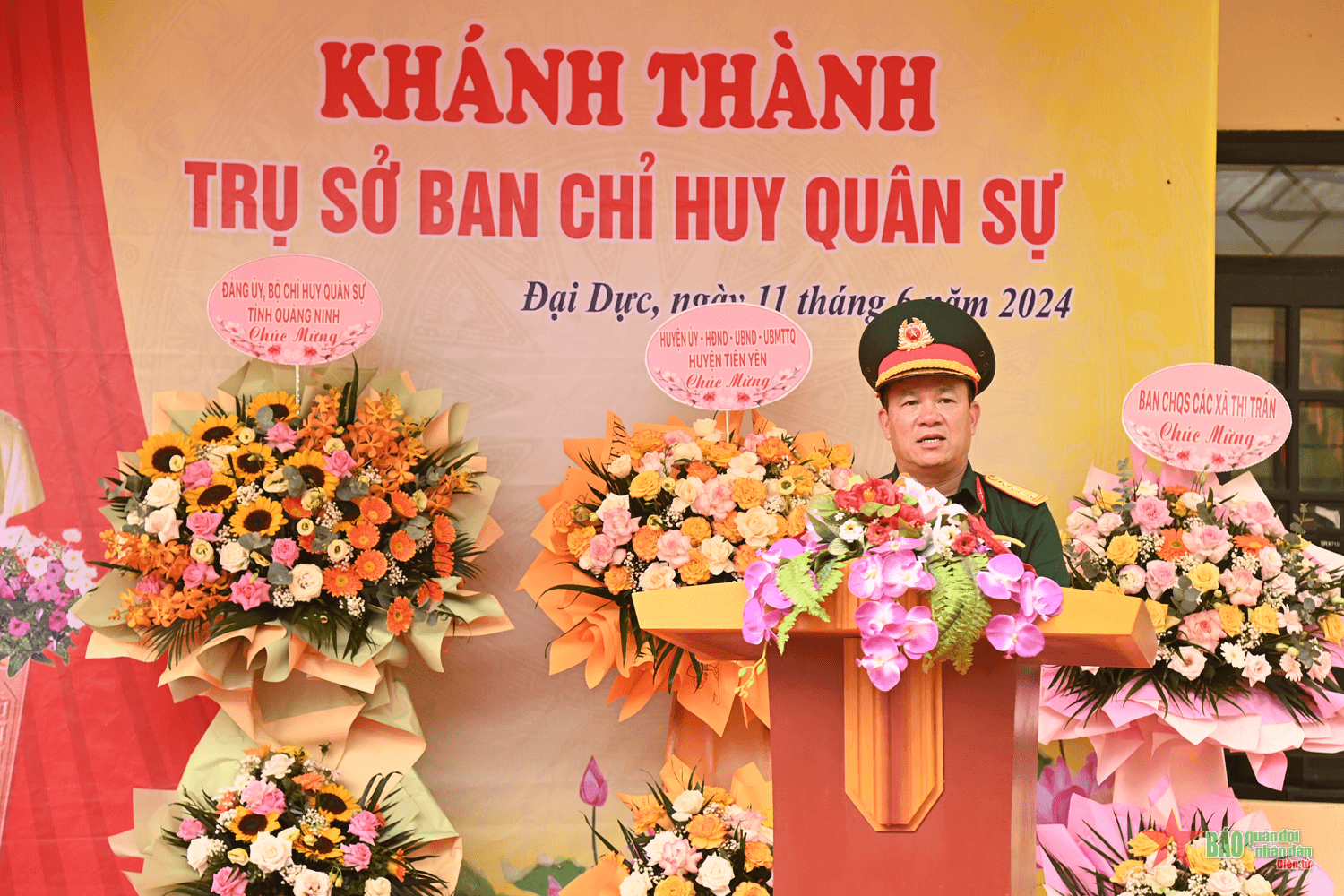 Khánh thành trụ sở Ban Chỉ huy Quân sự xã Đại Dực (huyện Tiên Yên)