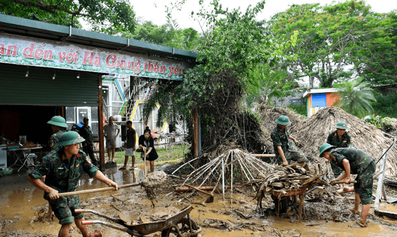 Ghi từ vùng lũ Hà Giang