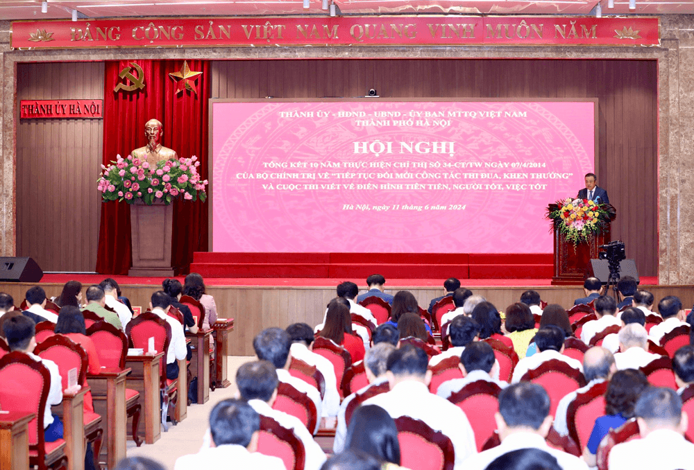 Hà Nội là địa phương đi đầu trong thực hiện công tác thi đua, khen thưởng