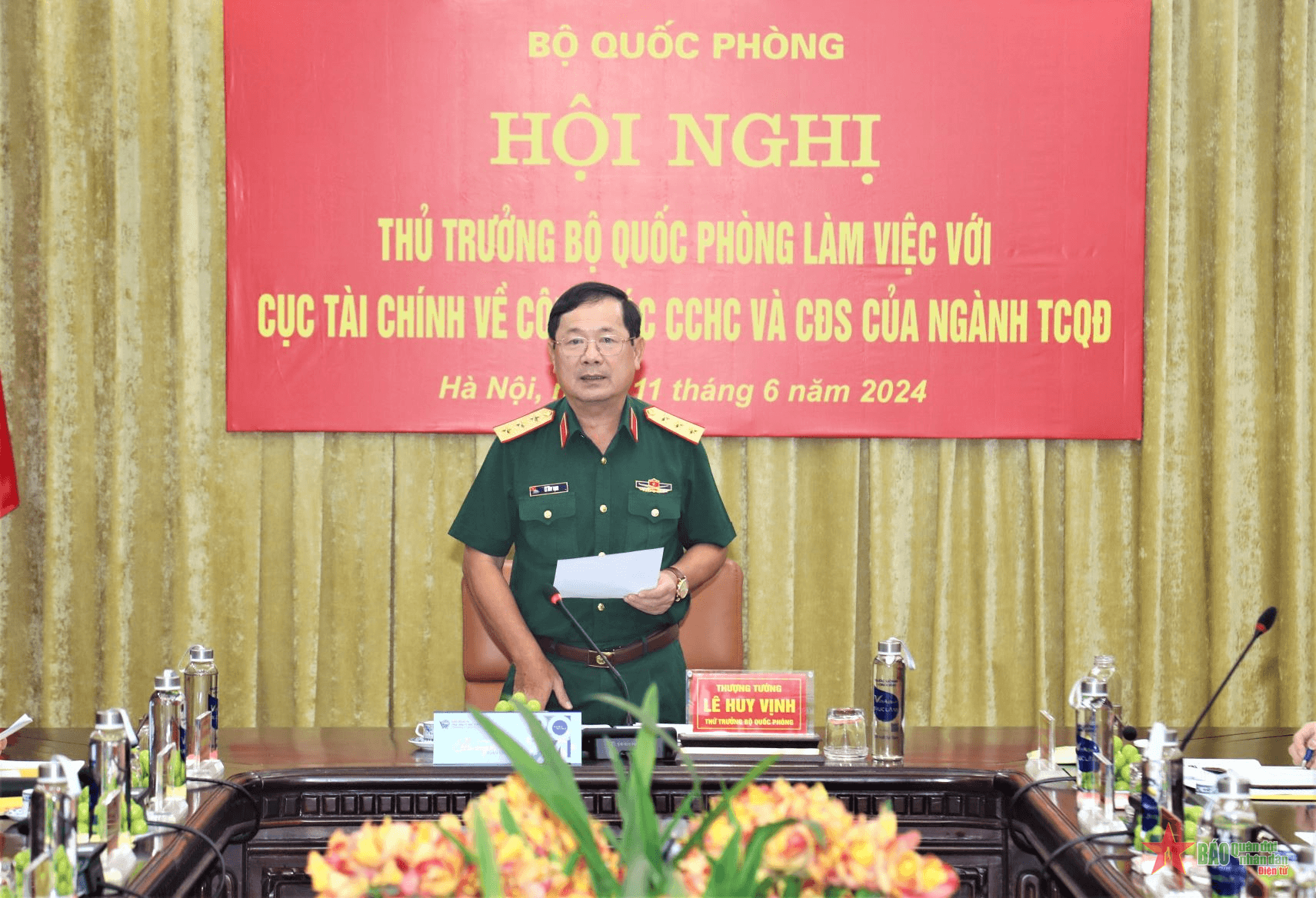Thượng tướng Lê Huy Vịnh: Phải rõ việc, rõ người, rõ thời gian, rõ kết quả