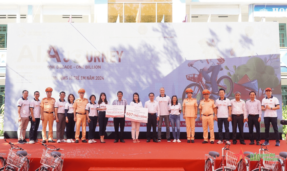 Hành trình Cuộc sống: Mang niềm vui đến với trẻ em tỉnh Quảng Nam