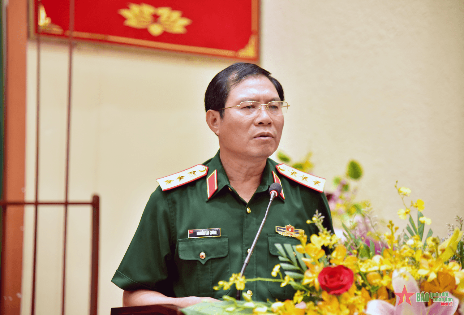 Thượng tướng Nguyễn Tân Cương kiểm tra, làm việc với Quân khu 9