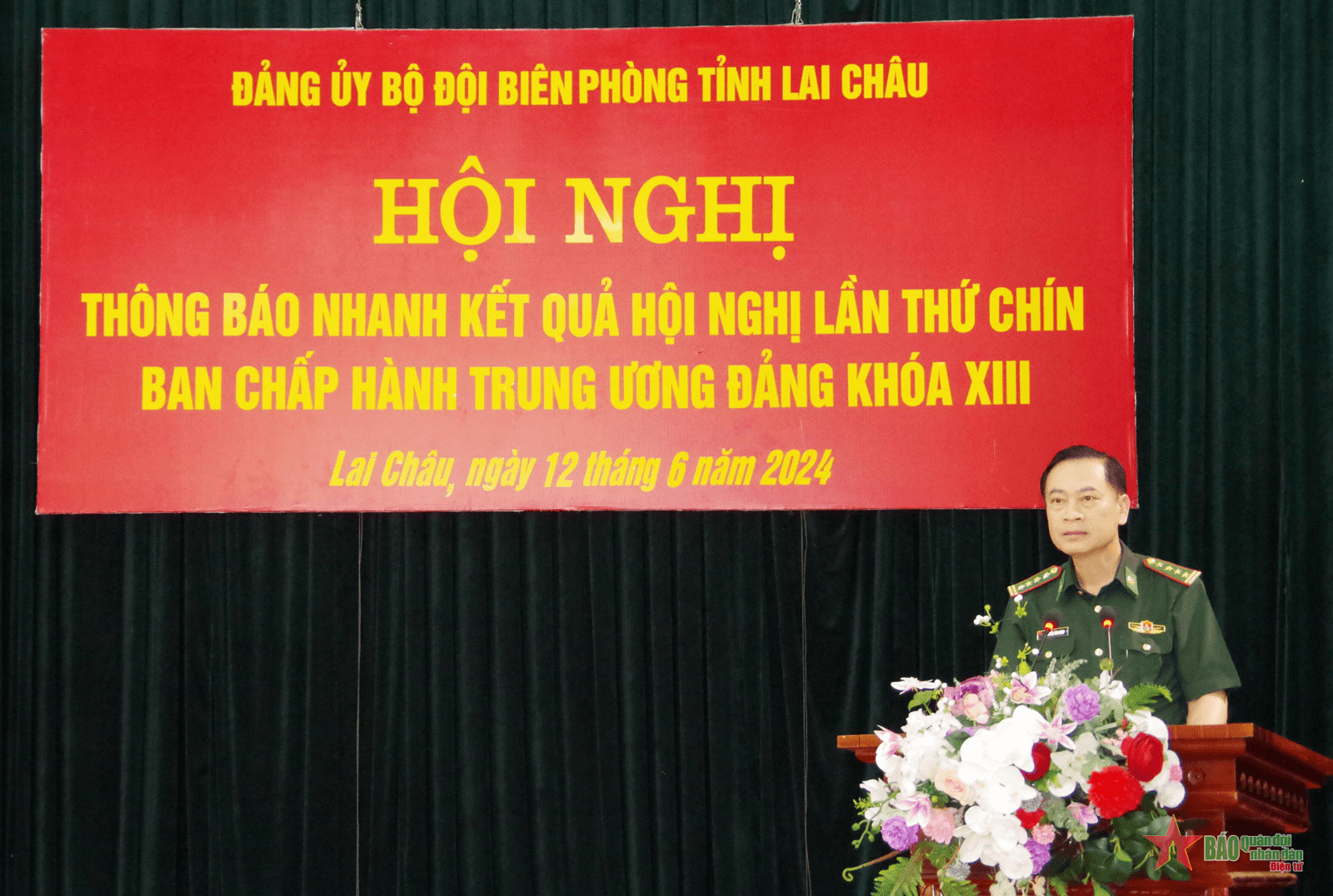 Đảng ủy Bộ đội Biên phòng tỉnh Lai Châu thông báo nhanh kết quả Hội nghị Trung ương 9, khóa XIII