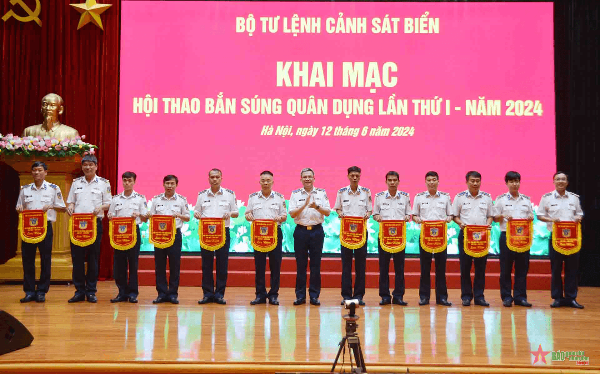 Bộ tư lệnh Cảnh sát biển khai mạc Hội thao bắn súng quân dụng năm 2024
