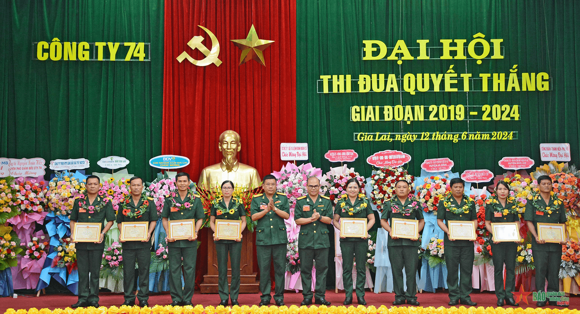 Công ty 74: Tôn vinh, học tập, lan tỏa các điển hình tiên tiến