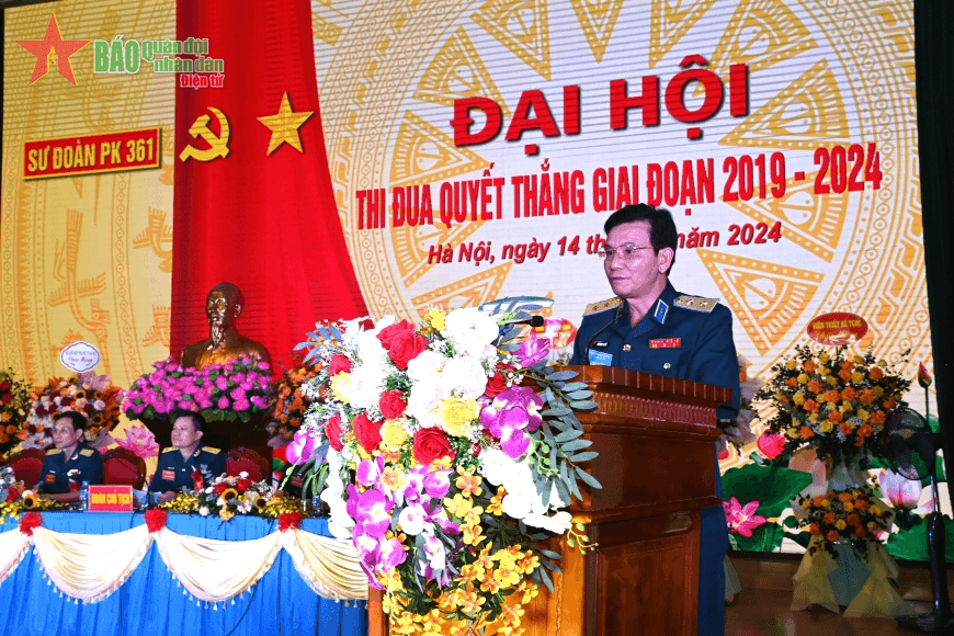 Sư đoàn 361 (Quân chủng Phòng không - Không quân) tổ chức thành công Đại hội Thi đua Quyết thắng