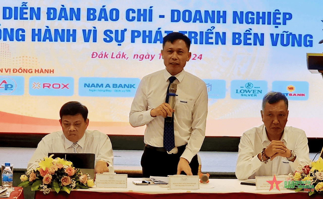 Diễn đàn “Báo chí - Doanh nghiệp đồng hành vì sự phát triển bền vững”