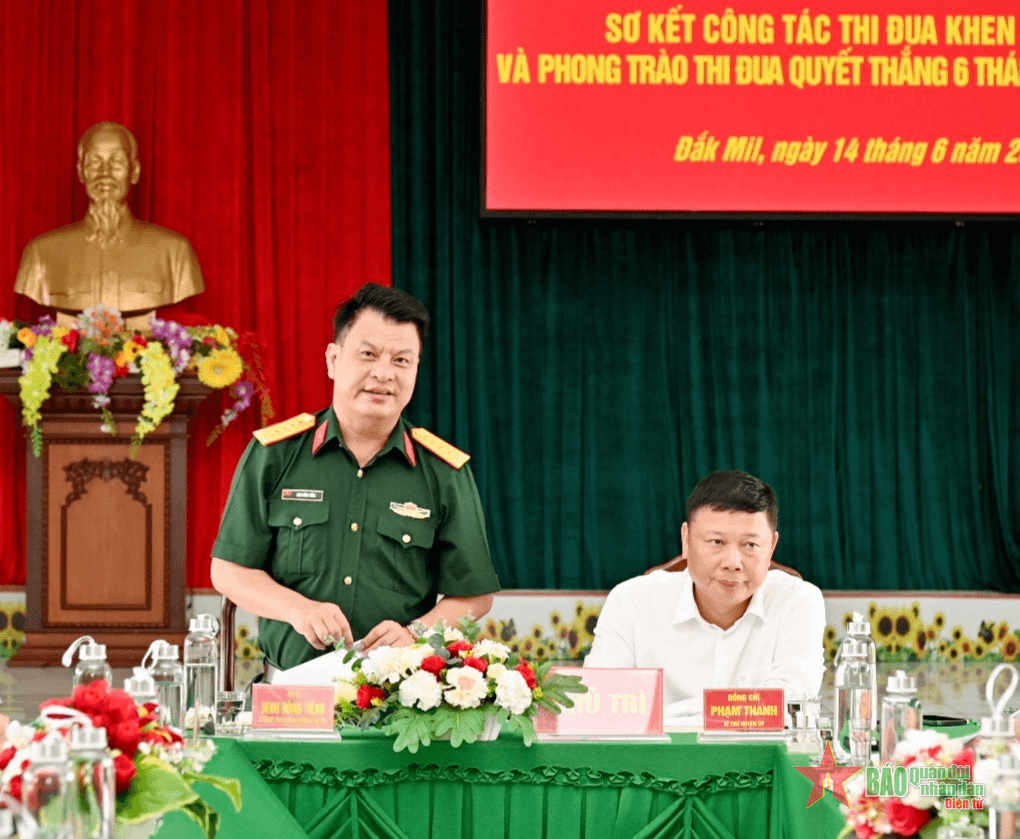 Đắk Nông sơ kết Phong trào Thi đua Quyết thắng cụm các huyện biên giới và Trung đoàn 994