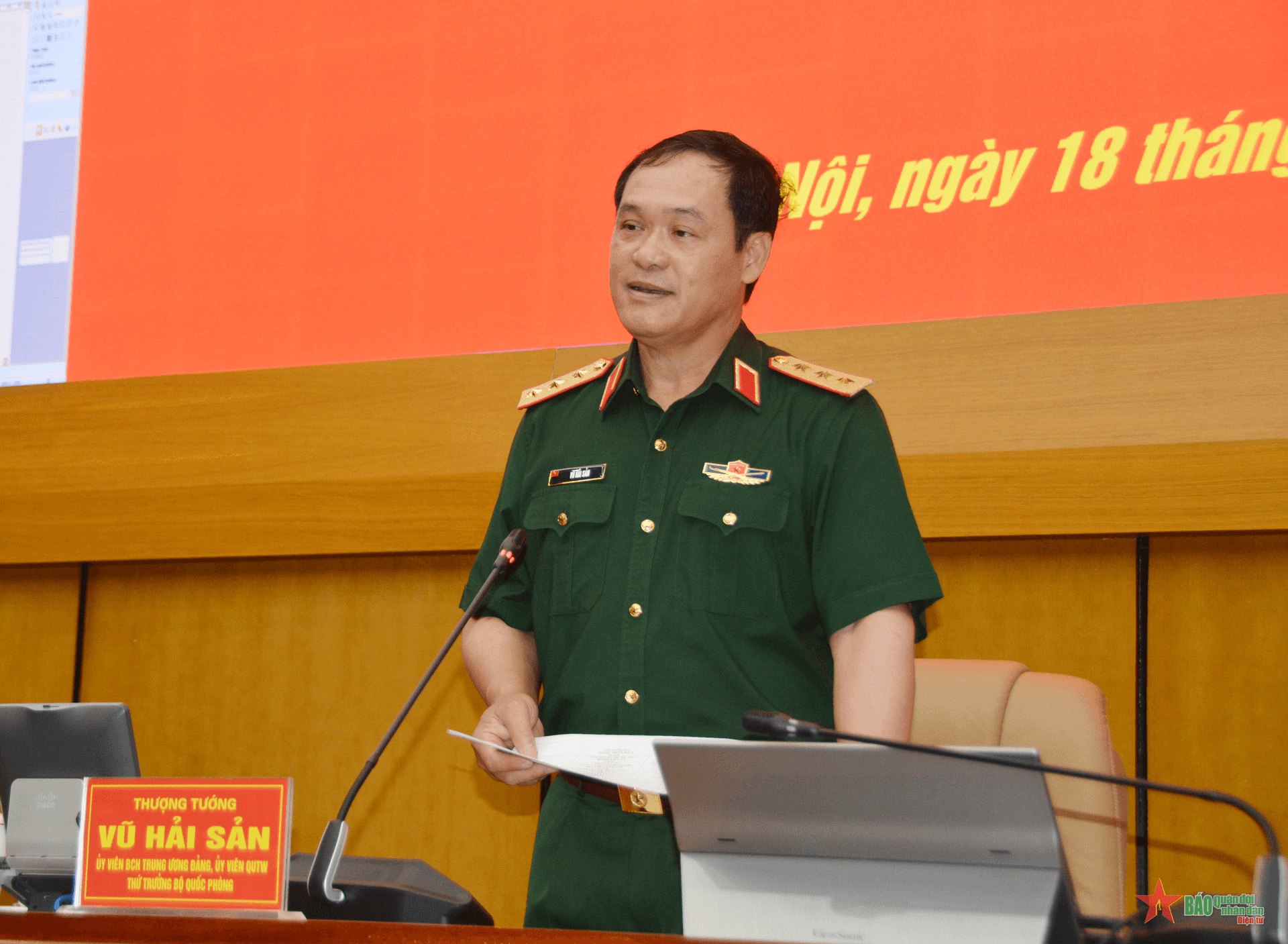 Thượng tướng Vũ Hải Sản: Binh chủng Thông tin liên lạc tăng cường ứng dụng khoa học kỹ thuật, bảo đảm an ninh, an toàn thông tin