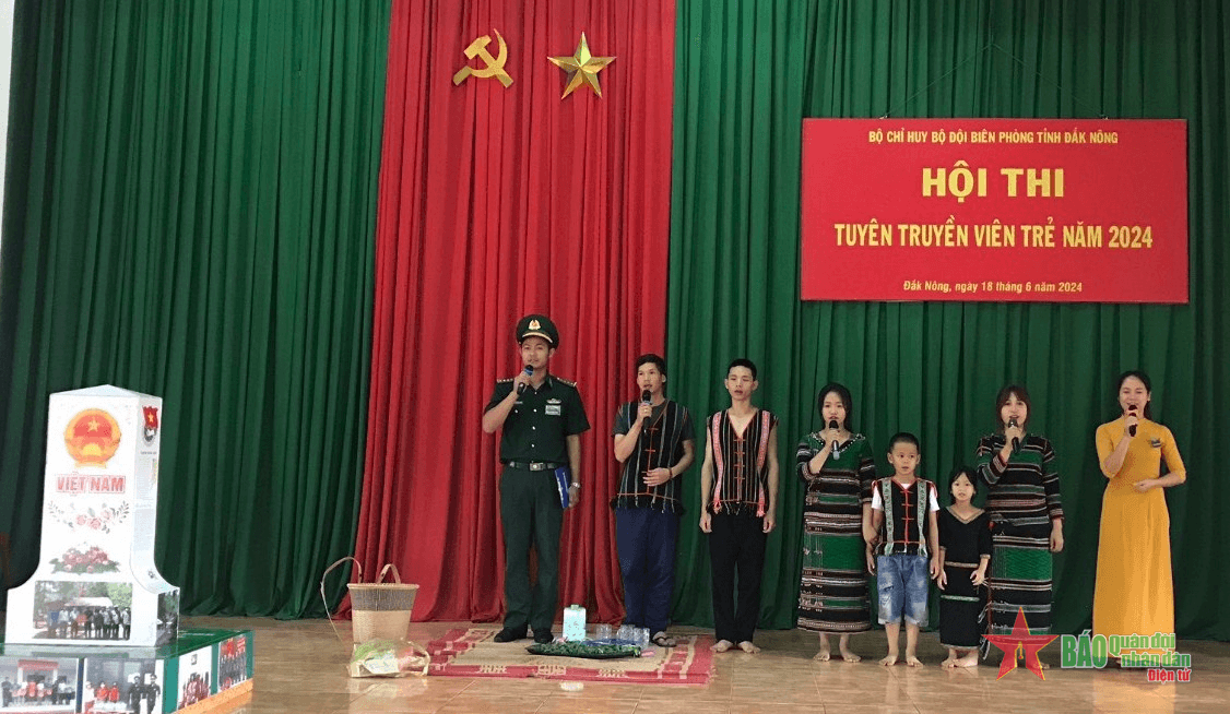 Bộ đội Biên phòng tỉnh Đắk Nông tổ chức Hội thi tuyên truyền viên trẻ năm 2024