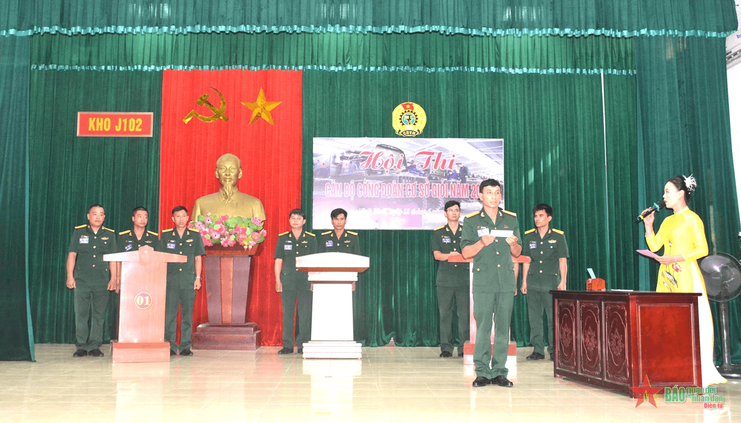 Kho J102 bồi dưỡng, nâng cao năng lực cho đội ngũ cán bộ công đoàn