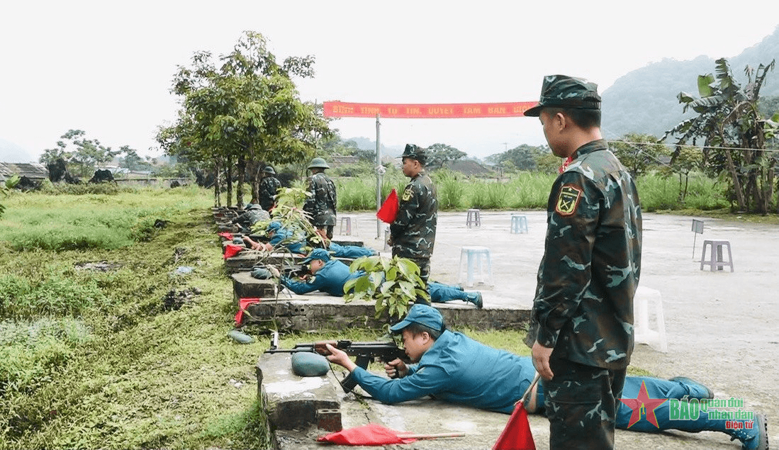 Huyện Quản Bạ (Hà Giang): Hội thao bắn súng quân dụng và thể dục thể thao quốc phòng năm 2024