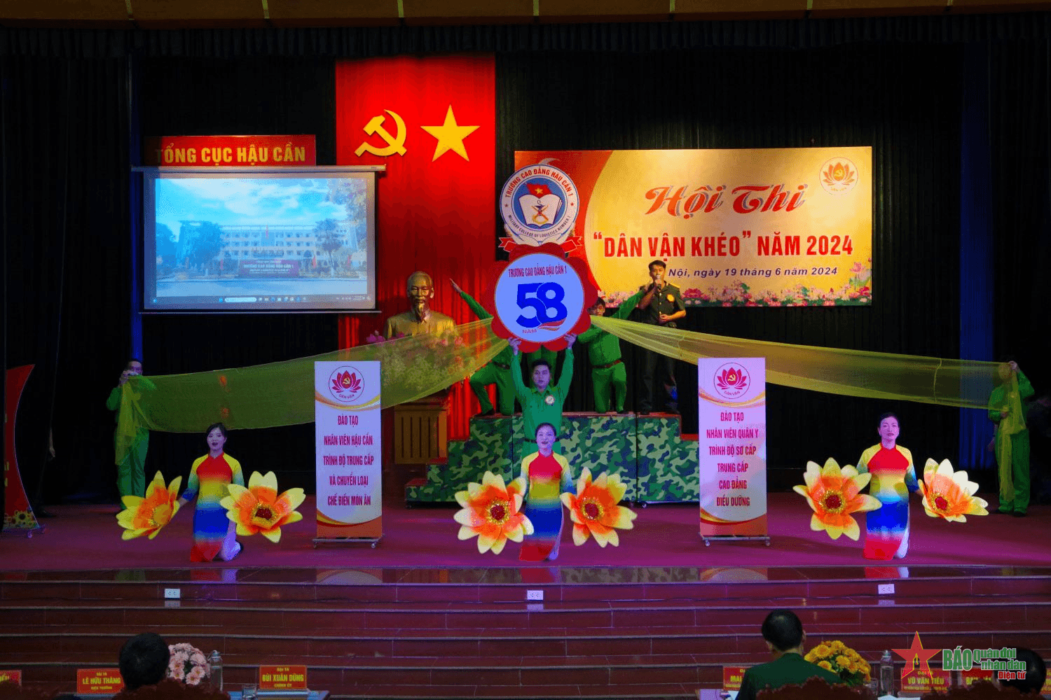 Trường Cao đẳng Hậu cần 1 tham gia Hội thi “Dân vận khéo” Tổng cục Hậu cần