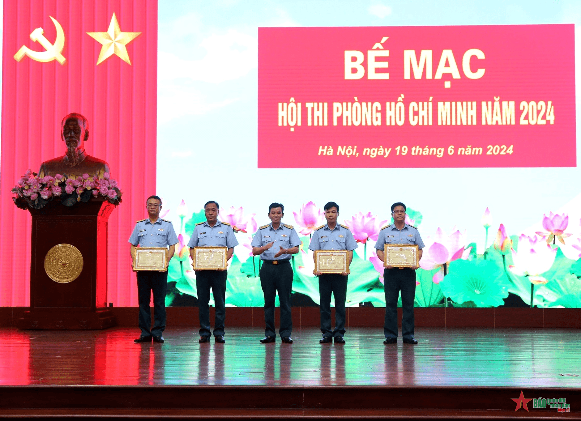 Quân chủng Phòng không - Không quân bế mạc Hội thi phòng Hồ Chí Minh năm 2024