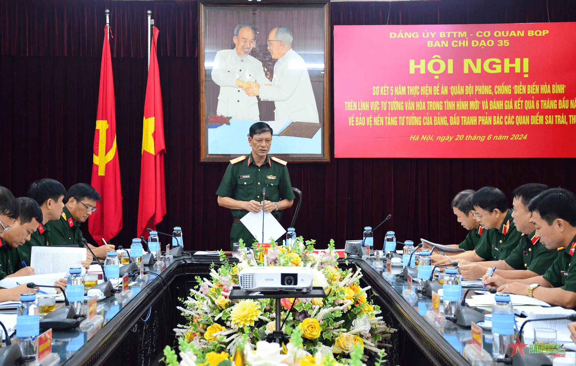 Đảng ủy Bộ Tổng Tham mưu - Cơ quan Bộ Quốc phòng giữ vững trận địa chính trị, tư tưởng của Đảng