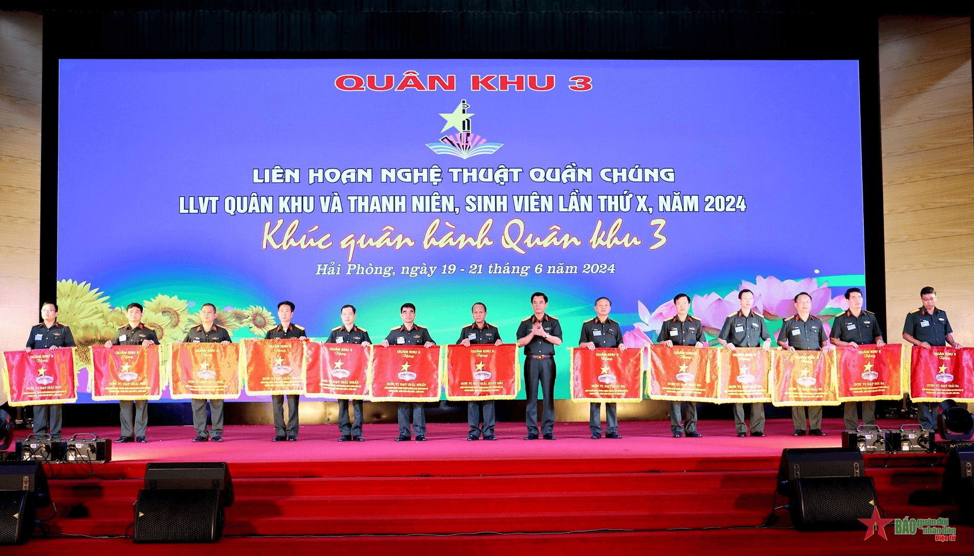 Khẳng định sáng tạo nghệ thuật trên sân khấu liên hoan nghệ thuật quần chúng lực lượng vũ trang Quân khu 3