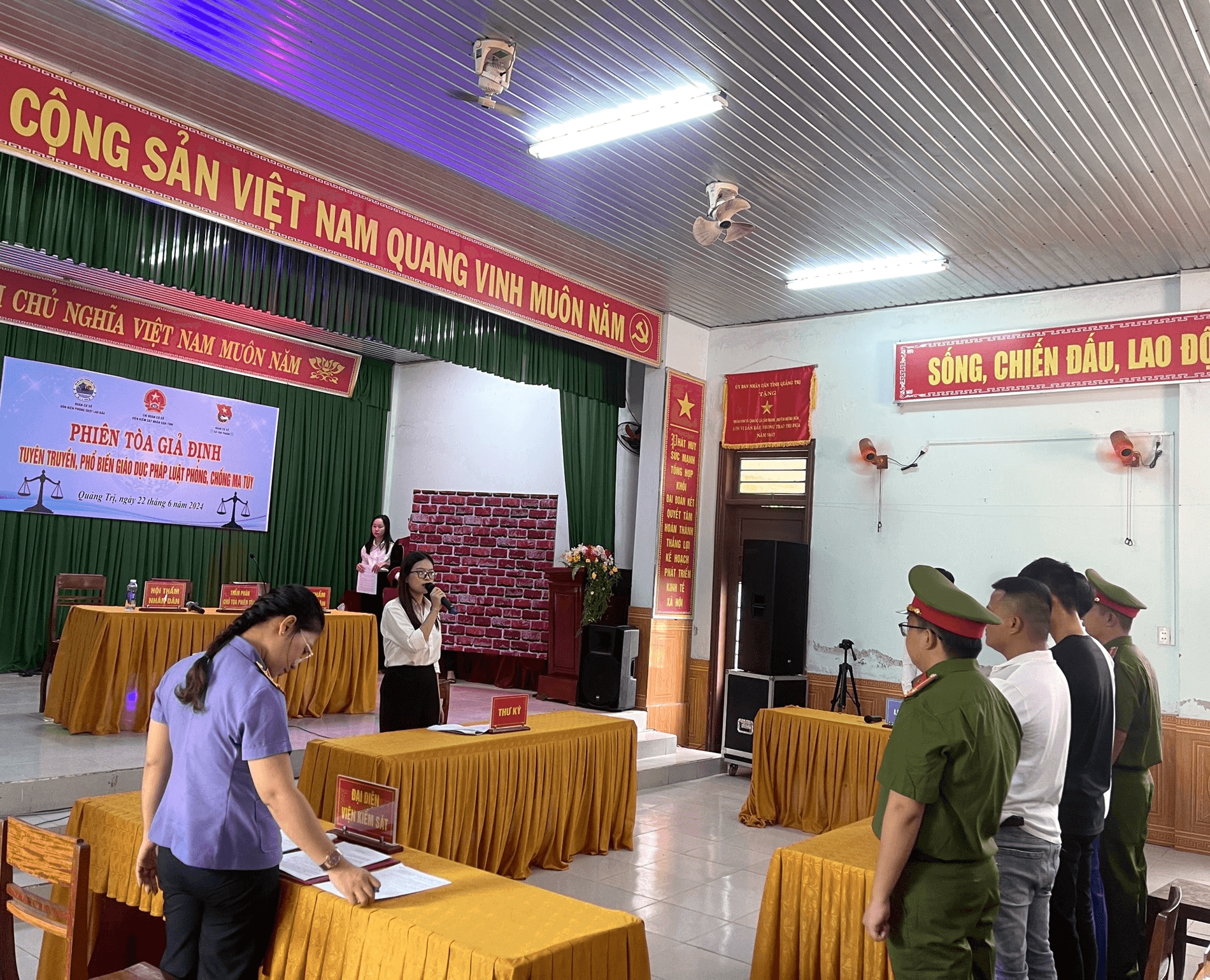 Bộ đội Biên phòng tỉnh Quảng Trị tổ chức “Phiên toà giả định”