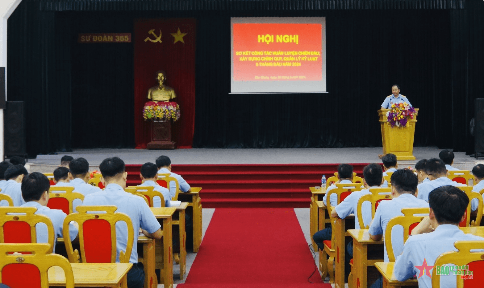 Sư đoàn 365 sơ kết công tác huấn luyện chiến đấu, xây dựng chính quy, quản lý kỷ luật