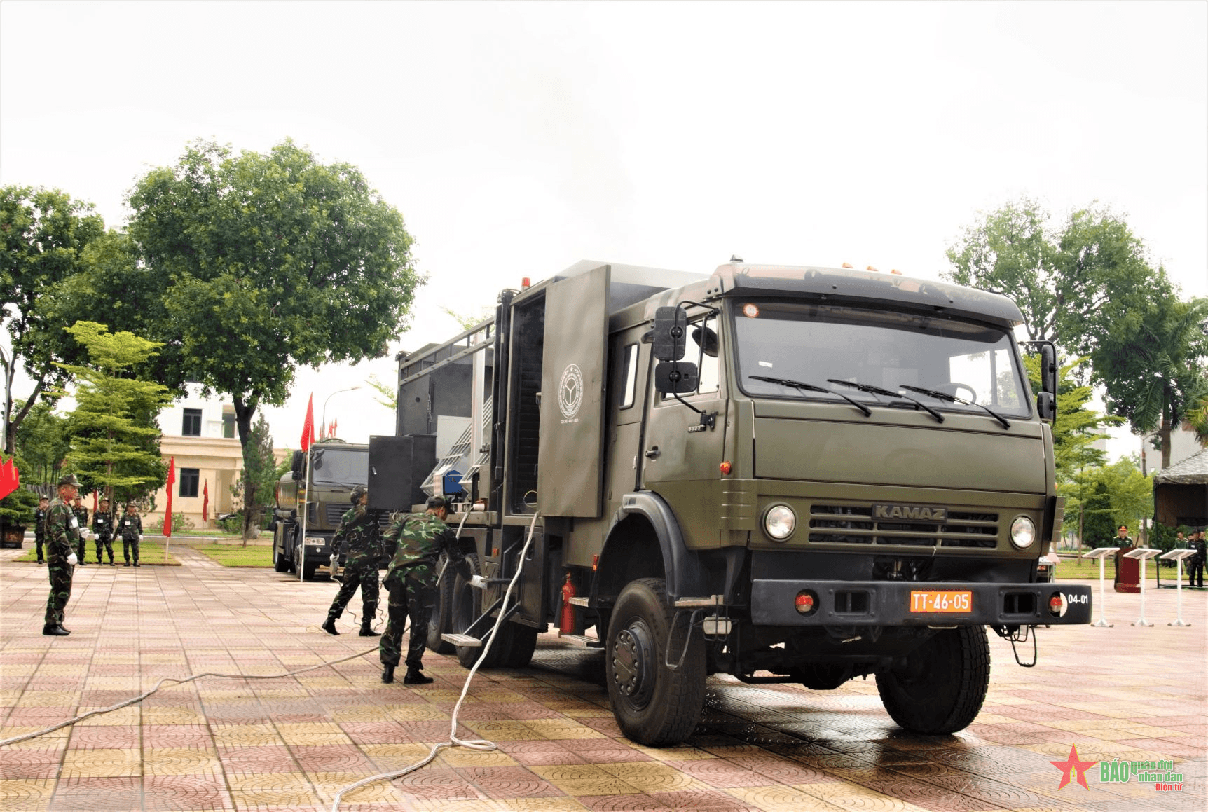Khai mạc hội thi công tác kiểm định an toàn kỹ thuật và bảo vệ môi trường xe - máy quân sự