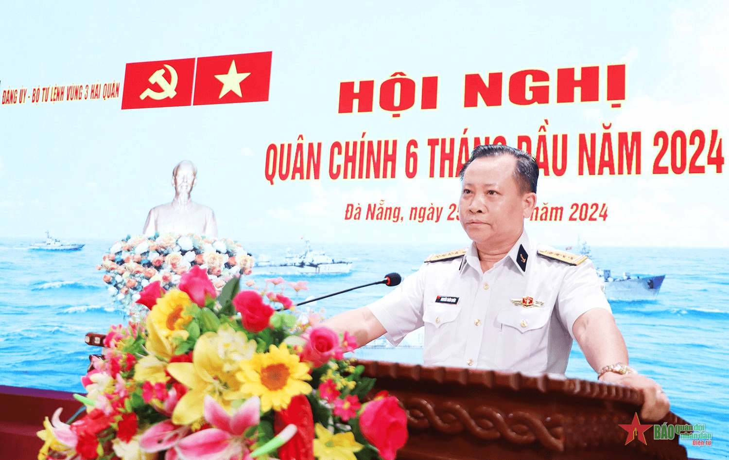 Vùng 3 Hải quân tổ chức Hội nghị quân chính 6 tháng đầu năm 2024