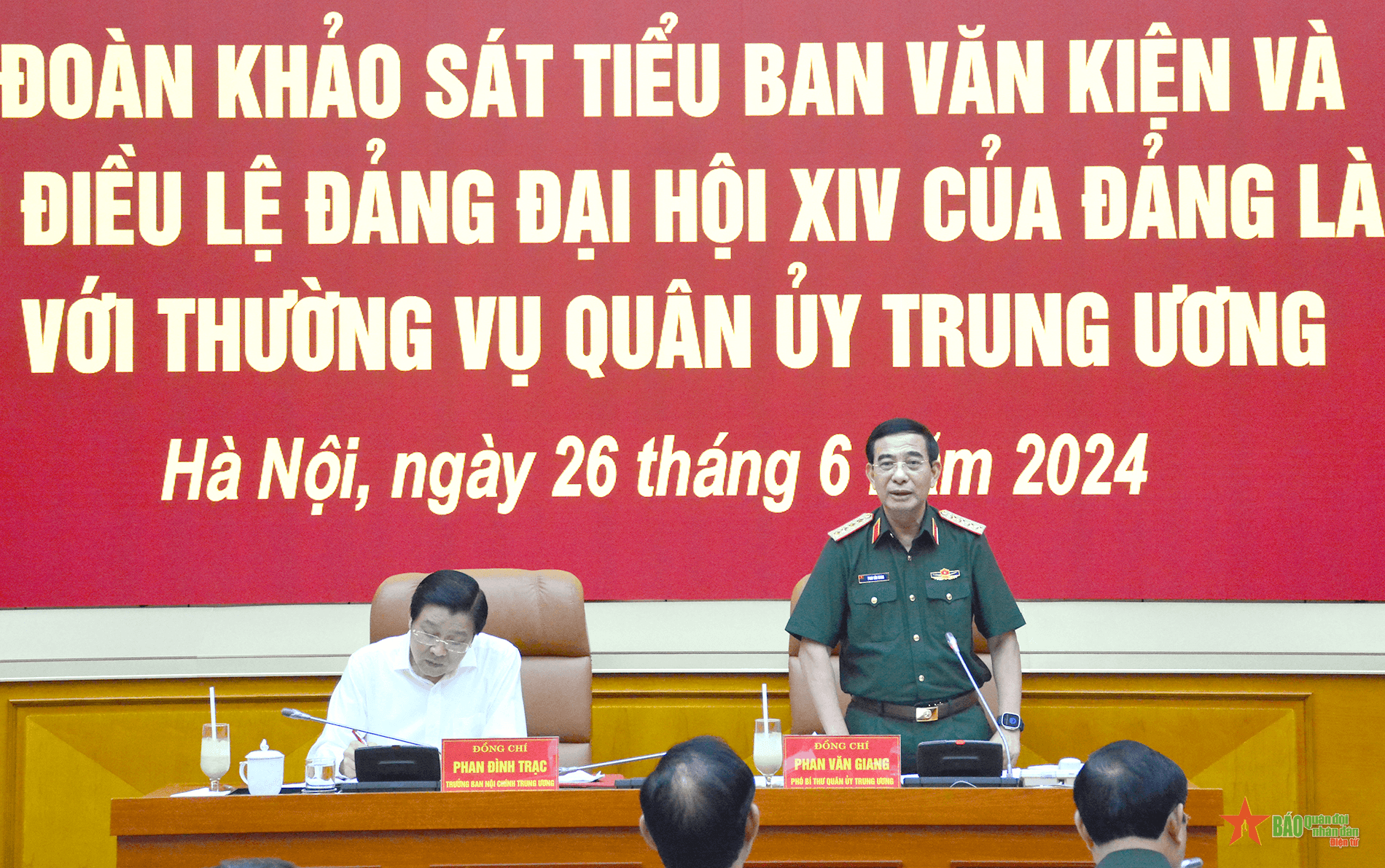 Phát huy tốt vai trò nòng cốt của Quân đội trong xây dựng nền quốc phòng toàn dân