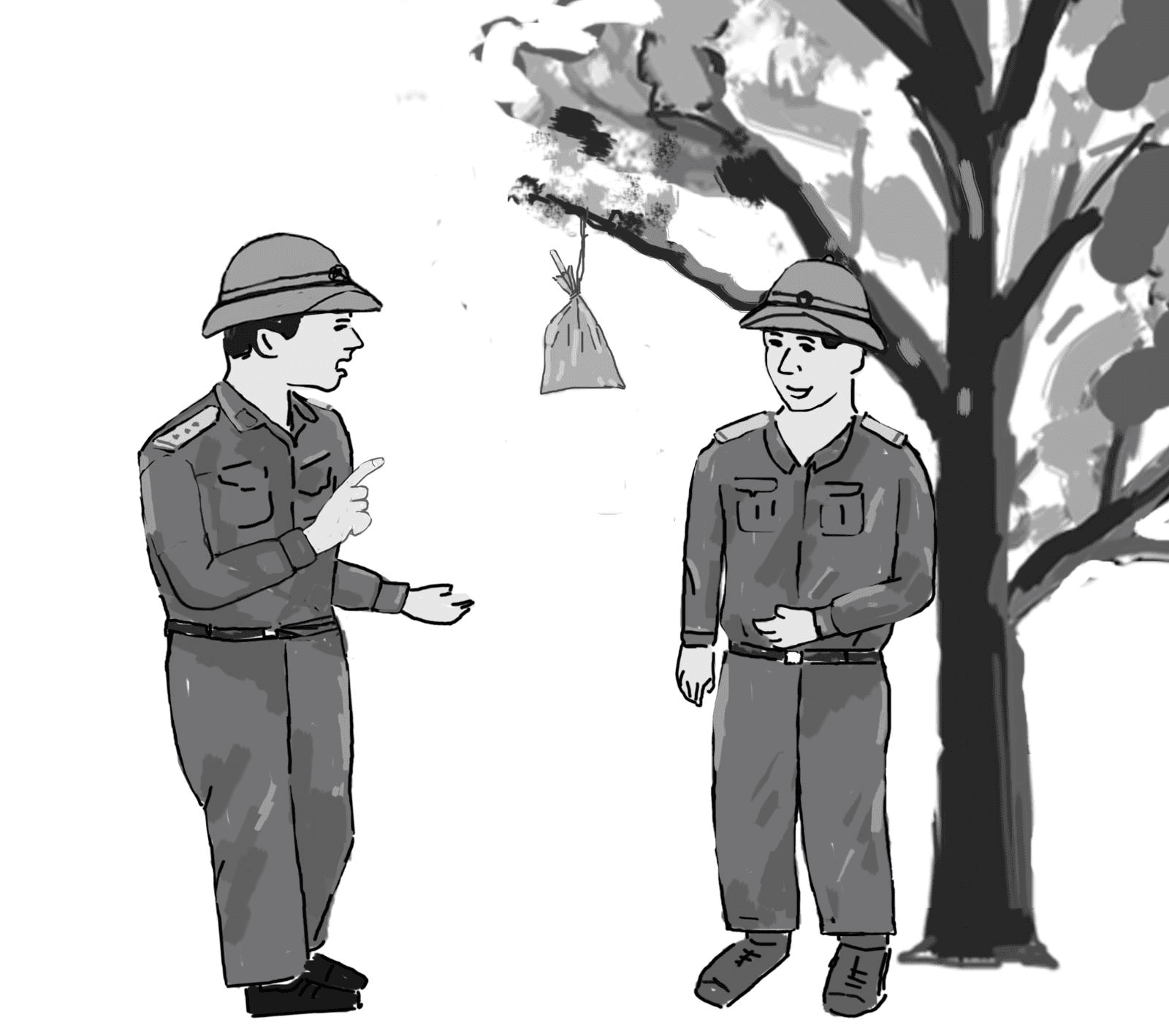 Câu chuyện kỷ luật: "Bịch trà đá" trong ca gác