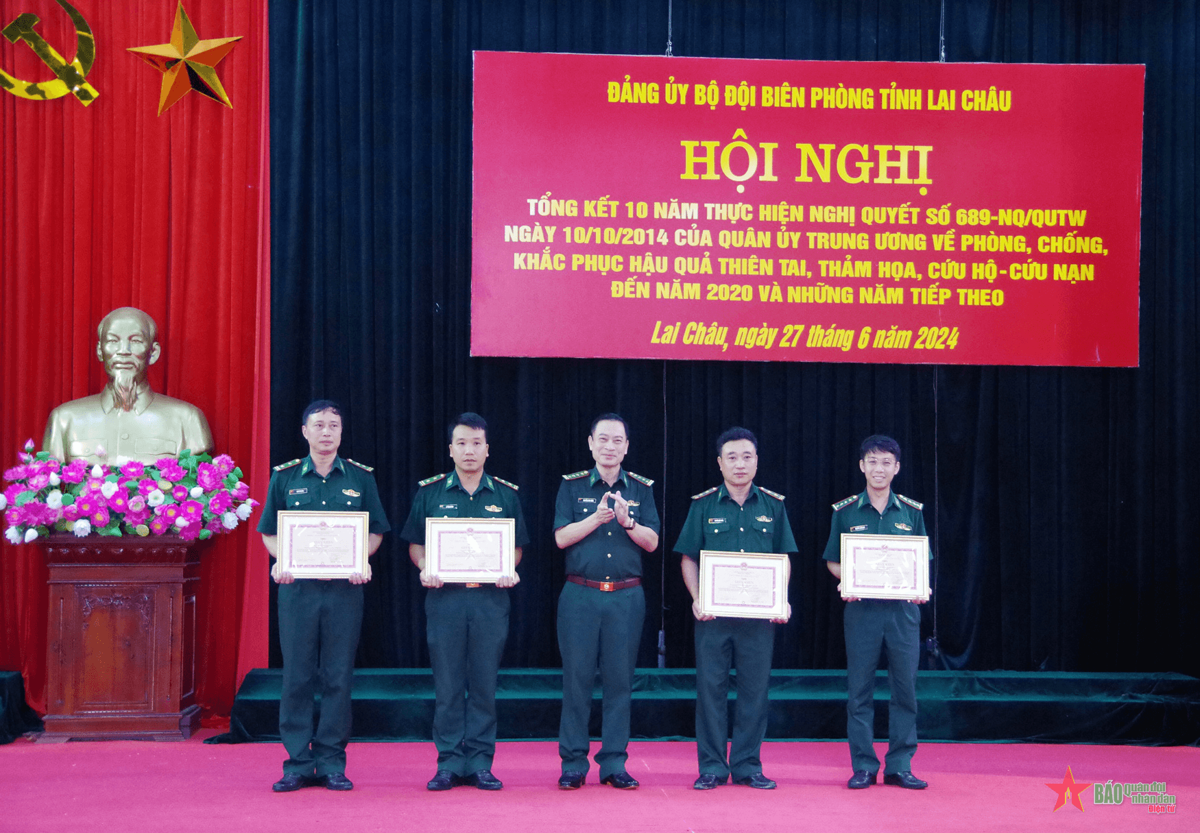 BĐBP tỉnh Lai Châu tổng kết 10 năm thực hiện Nghị quyết số 689 của Quân ủy Trung ương
