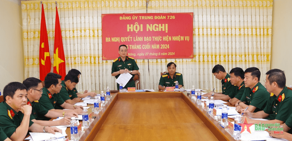 Trung đoàn 726: Duy trì nghiêm các chế độ trực sẵn sàng chiến đấu