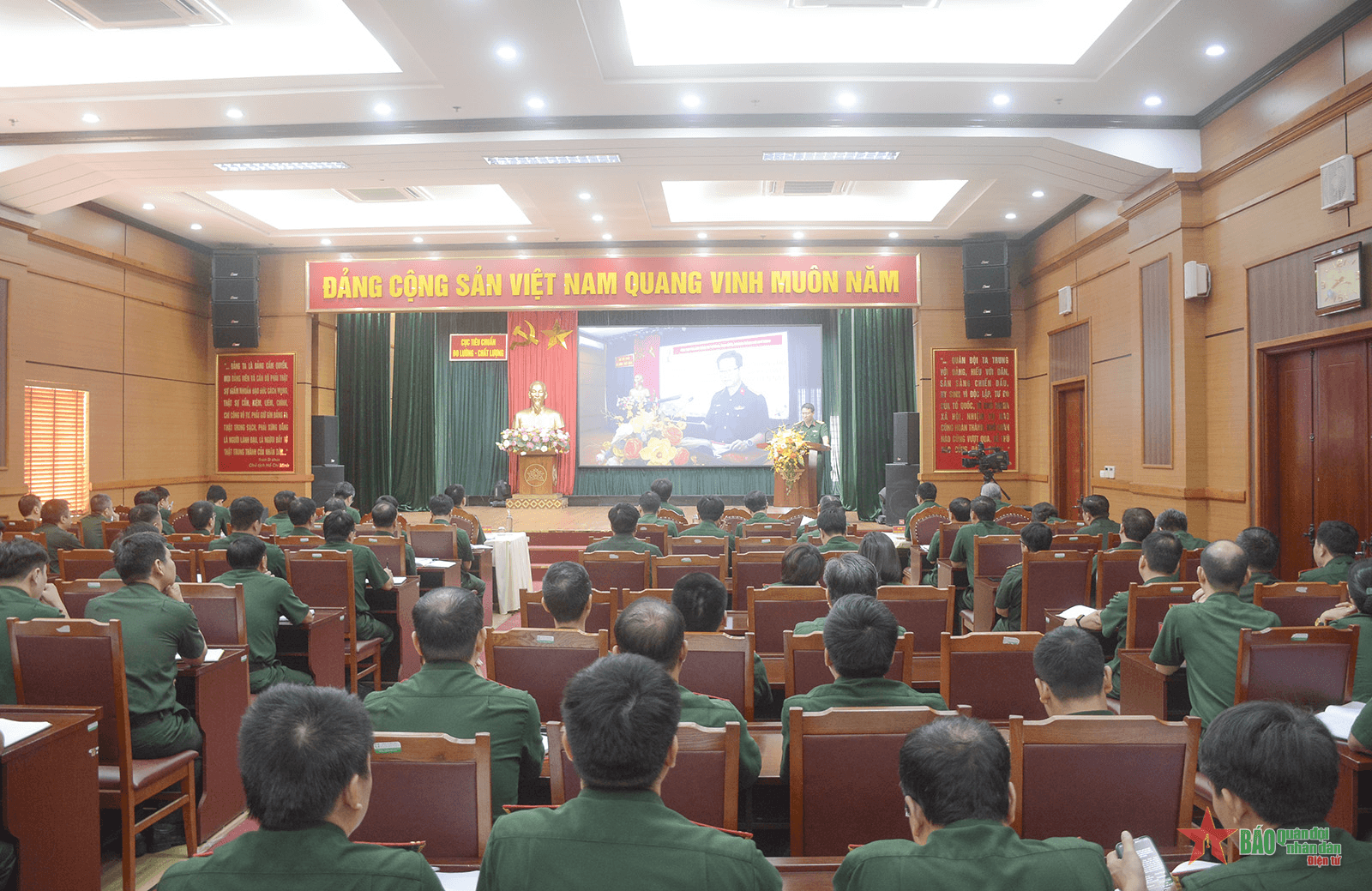 Cục Tiêu chuẩn-Đo lường-Chất lượng (Bộ Tổng Tham mưu) hội nghị quân chính 6 tháng đầu năm 2024