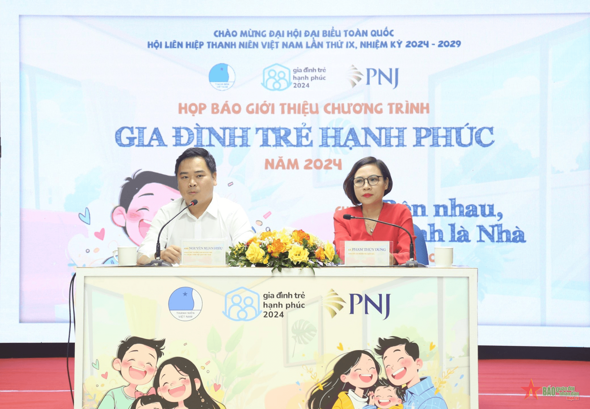Lan tỏa giá trị tốt đẹp của gia đình trẻ hạnh phúc