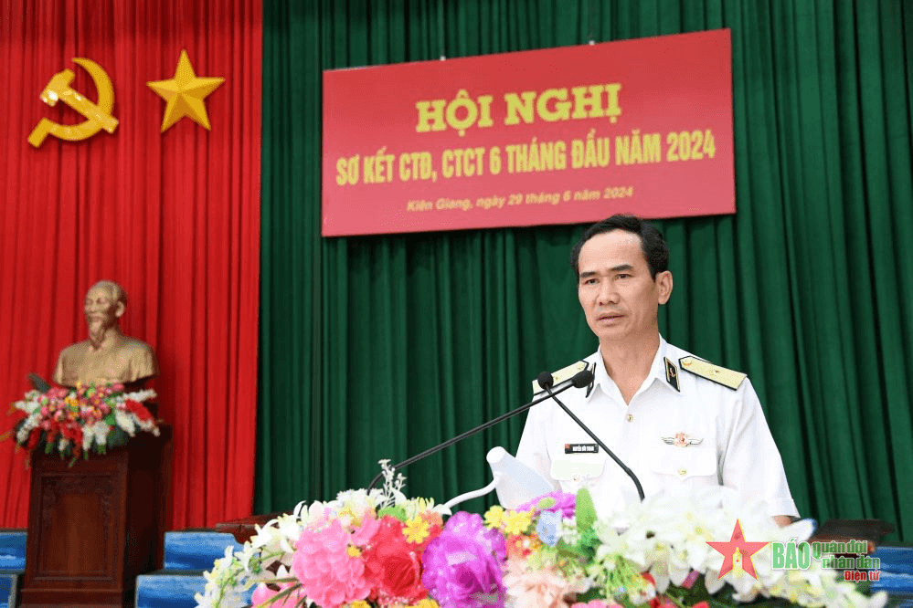Vùng 5 Hải quân sơ kết hoạt động công tác Đảng, công tác chính trị