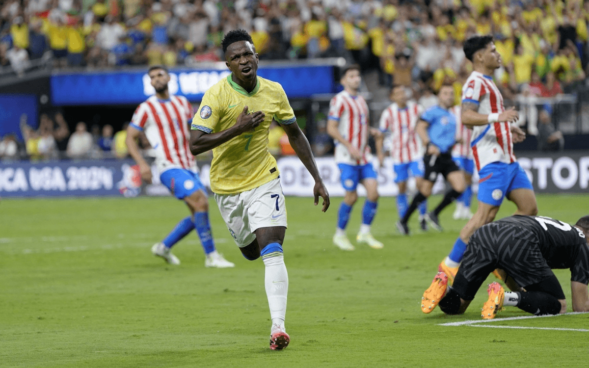 Vinicius tỏa sáng, Brazil thắng trận đầu tiên tại Copa America 2024