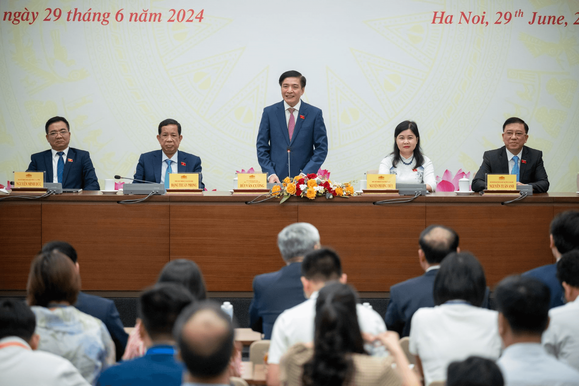 Họp báo công bố kết quả Kỳ họp thứ bảy, Quốc hội khóa XV: Không để người hưởng lương thiệt thòi khi thực hiện cải cách tiền lương