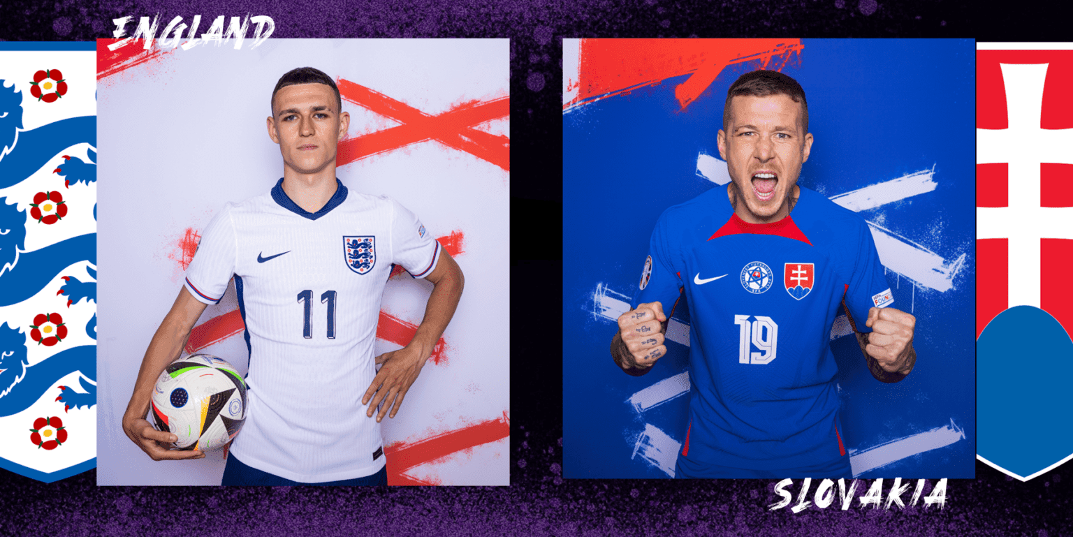 Link xem trực tiếp Anh và Slovakia: Vòng 1/8 - Euro 2024