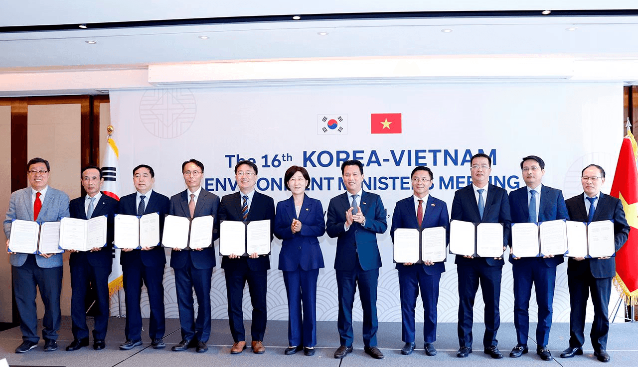 Việt Nam và Hàn Quốc hợp tác toàn diện trong lĩnh vực môi trường
