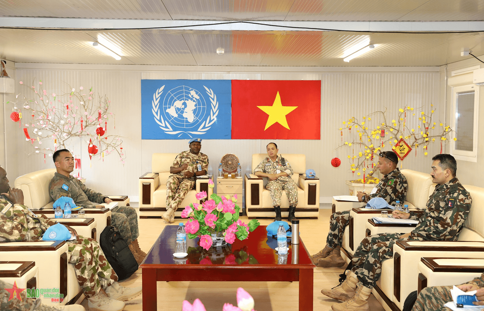 Phái bộ UNISFA đánh giá cao năng lực thực hiện nhiệm vụ của Đội Công binh Việt Nam