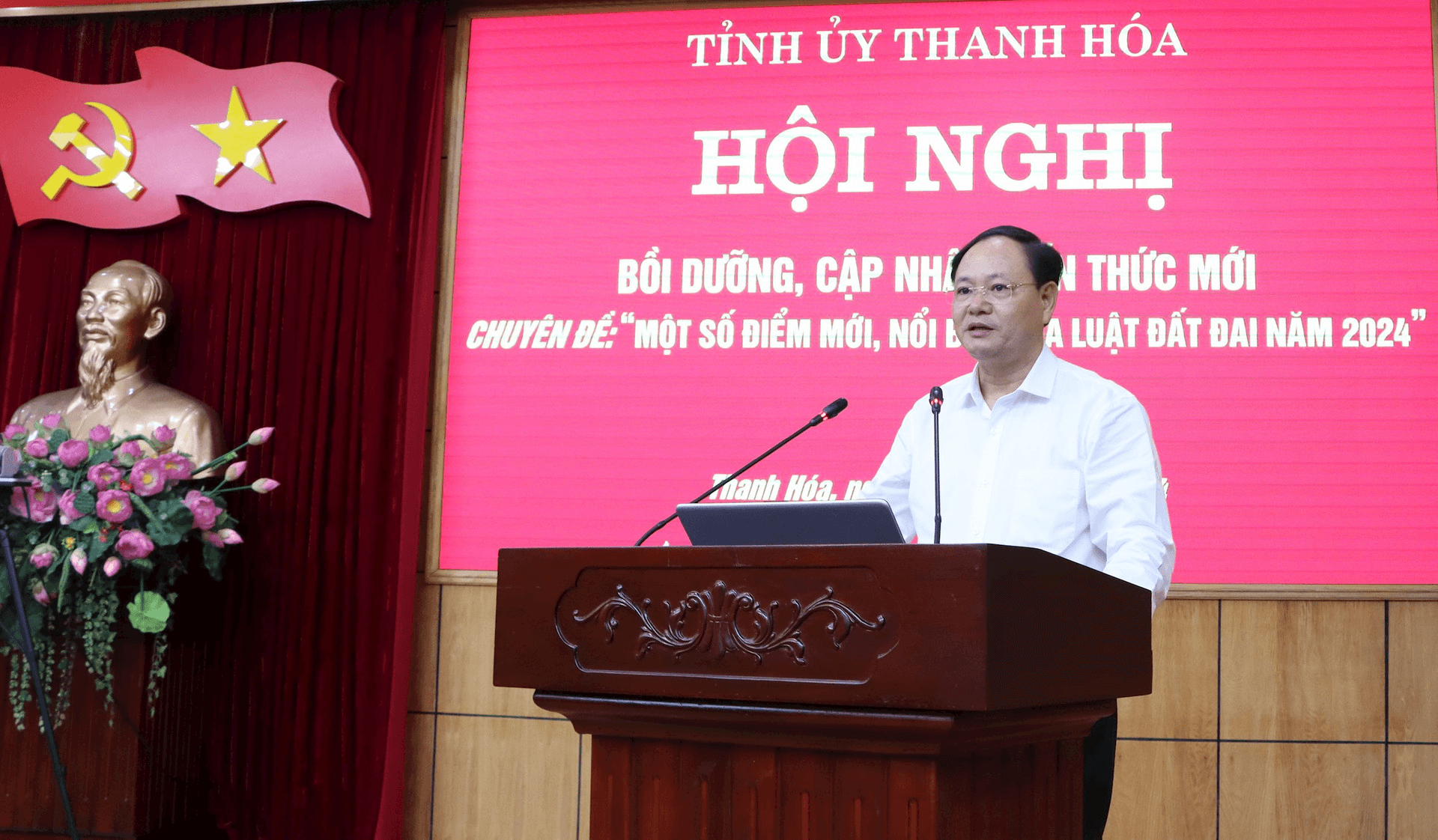 Phổ biến những điểm mới của Luật Đất đai năm 2024 tại tỉnh Thanh Hóa