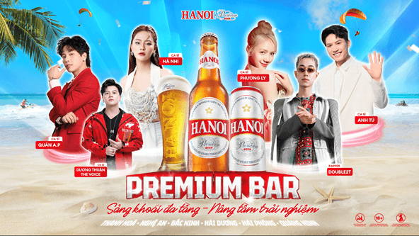 Hanoi Premium Bar 2024 – không gian trải nghiệm sảng khoái đa tầng, nâng tầm thời thượng