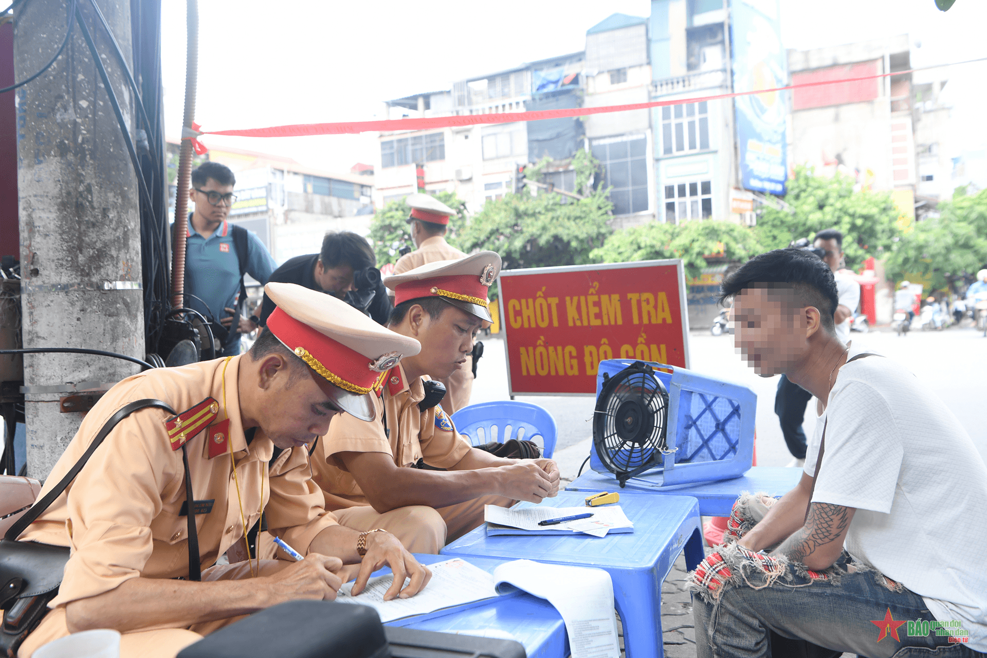 Hà Nội: Tăng cường xử lý các trường hợp vi phạm về nồng độ cồn