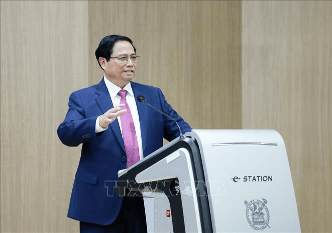 Thủ tướng Chính phủ Phạm Minh Chính phát biểu chính sách tại Đại học Quốc gia Seoul