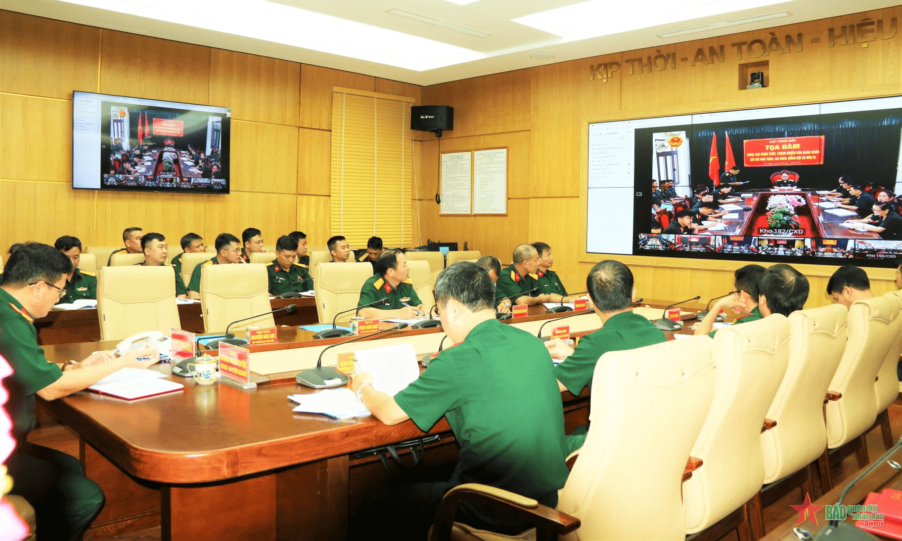 Cục Xăng dầu tọa đàm nâng cao trách nhiệm quân nhân