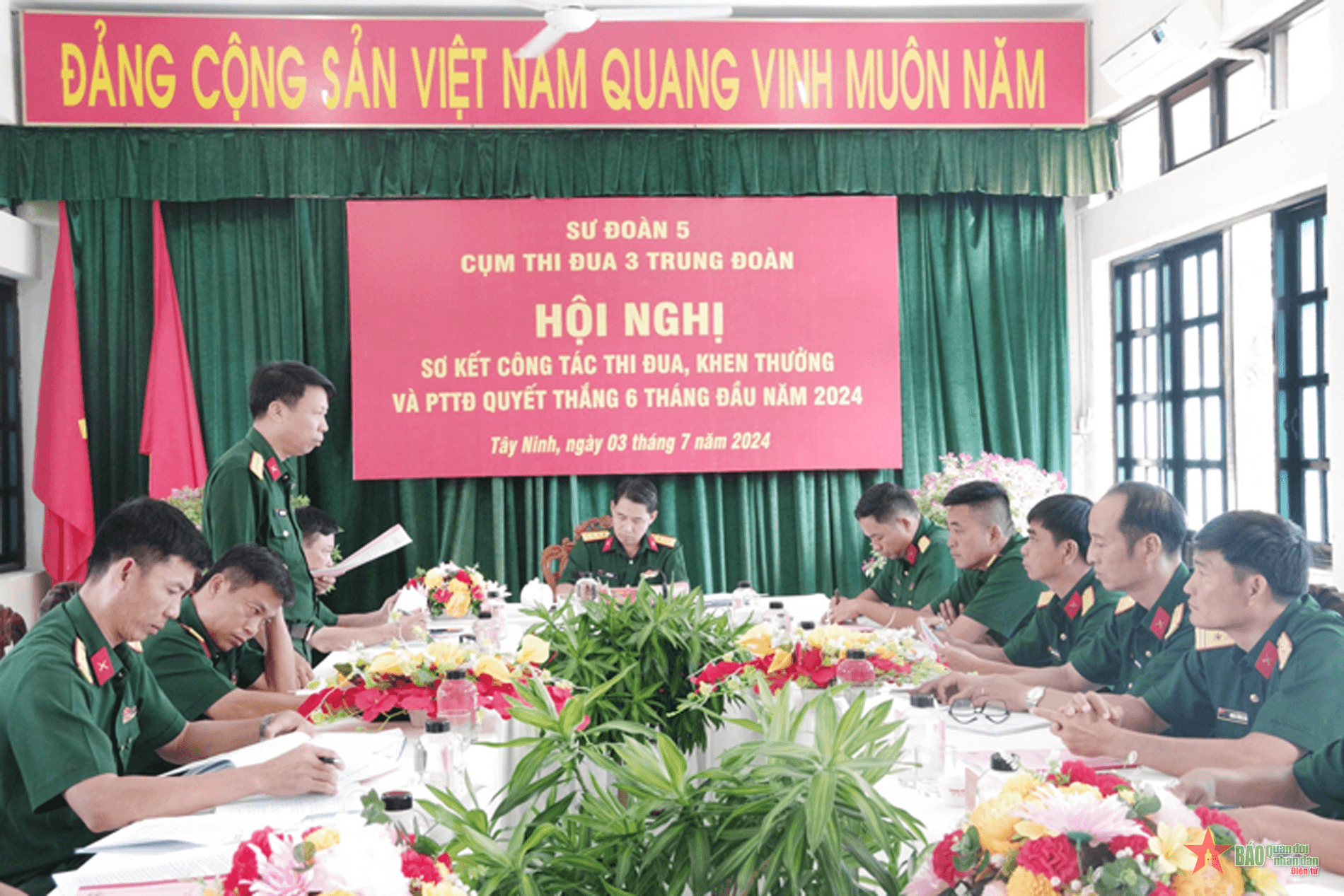 Sư đoàn 5 (Quân khu 7) đẩy mạnh thi đua xây dựng các trung đoàn huấn luyện giỏi