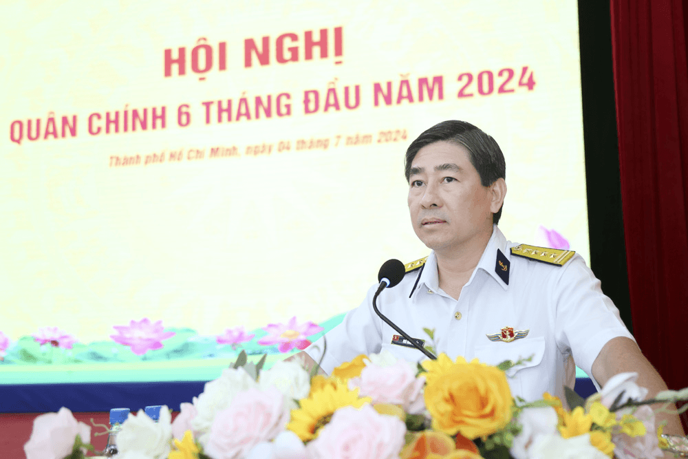 Quân cảng Sài Gòn tổ chức Hội nghị Quân chính 6 tháng đầu năm 2024