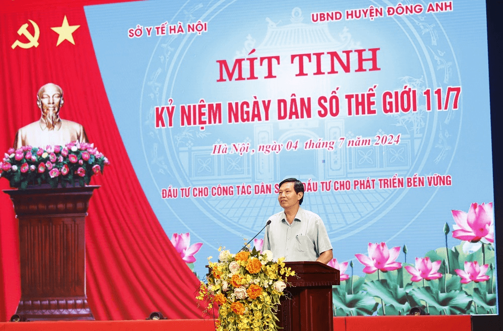 Hà Nội mít tinh hưởng ứng Ngày Dân số thế giới 11-7