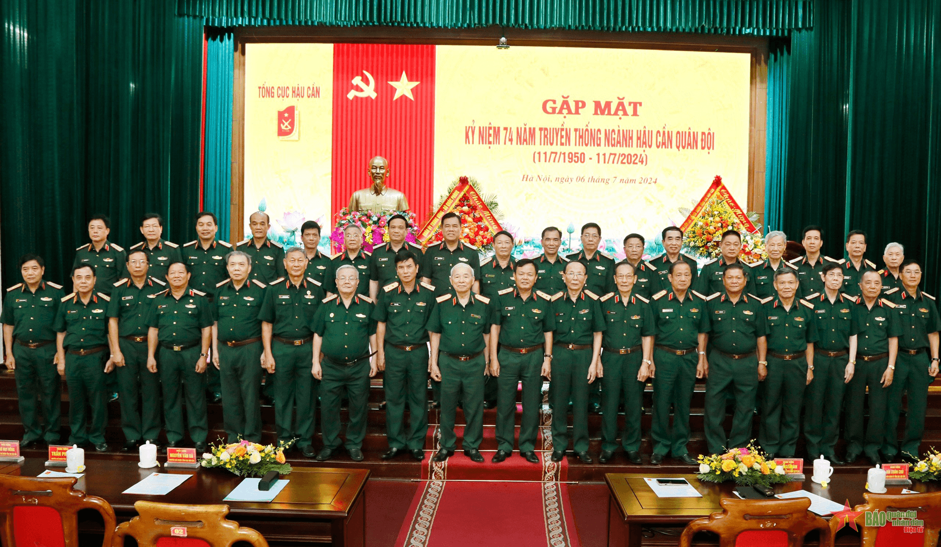 Tổng cục Hậu cần gặp mặt kỷ niệm 74 năm truyền thống Ngành Hậu cần Quân đội
