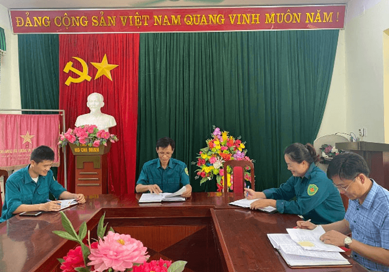 Hiệu quả từ việc thành lập chi bộ quân sự cấp xã