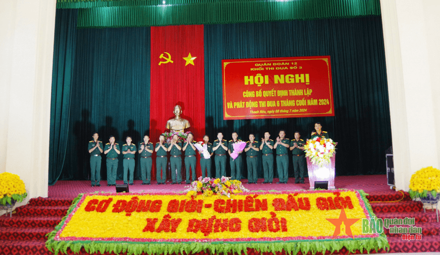 Thành lập Khối thi đua số 3 của Quân đoàn 12