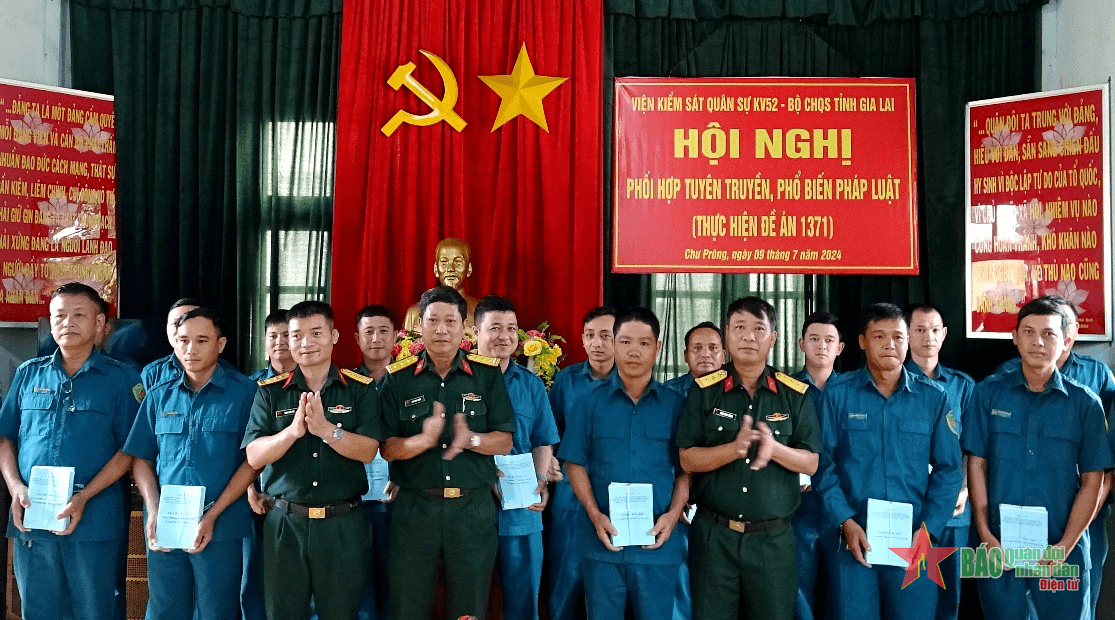 Viện Kiểm sát Quân sự Khu vực 52 (Quân khu 5): Đẩy mạnh tuyên truyền phổ biến pháp luật