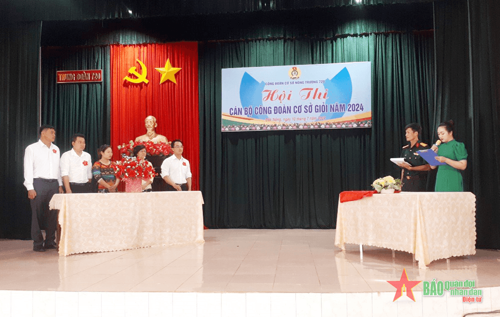 Nông trường 720 (Binh đoàn 16) tổ chức hội thi cán bộ công đoàn giỏi